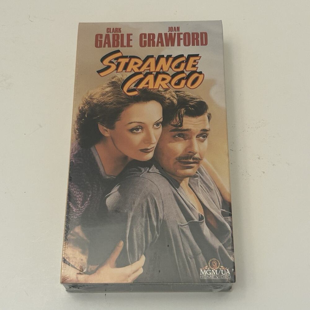 Strange Cargo (1940) VHS MGM/UA 1990 Release Clark Gable Joan Crawford SEALED